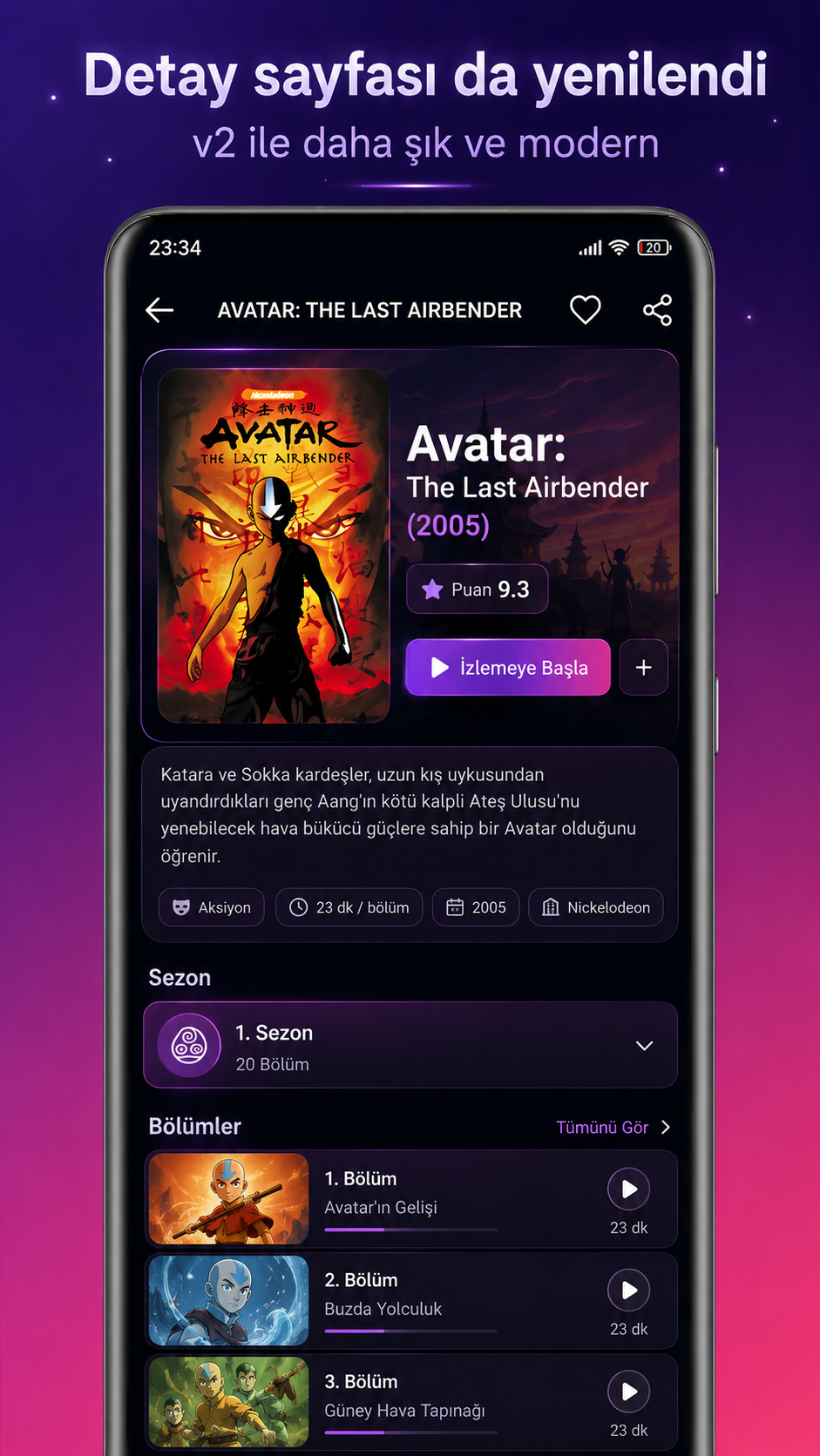 SugoiFlix V2 anime detay ekranı